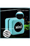 Blue black 1PC Mini Aquarium Glass Cleaner Scratch-resistant Glass Cleaner Magnetic Brush for small - 2