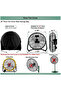 1 PC Waterproof Dustproof Foldable Industrial Electric Fan Cover Sun Protection Cover 210D Oxford... - 6