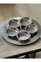 Sebe Home Stainless Steel 5-Piece Appetizer Plate Snack Tray - 3