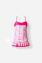 Girl's swimsuit with neck tie 5207