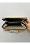 Mink Black Leather Women's Wallet with Gold Detail - 5