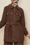 Velvet Suit with Belted Trousers 44342 - 3