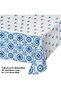 Blue Willow Paper Tablecover 54"x96" 1ct - 2