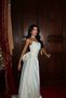 Cream Lilou Strapless Maxi Evening Gown with Bow Detail and Laced Up, Event Dress ATE-4043 - 2