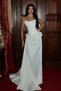 Cream Lilou Strapless Maxi Evening Gown with Bow Detail and Laced Up, Event Dress ATE-4043