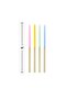 Tall Metallic Candles 6" 12ct - 2