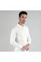 Atmos Full Sleeve Cricket T-Shirt, XXL, White/Navy, ultra-light stretch polyester. - 2