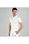Atmos Half Sleeve Polyester Cricket T-Shirt, Medium, White/Navy, lightweight fit. - 3