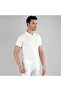 Atmos Half Sleeve Polyester Cricket T-Shirt, Medium, White/Navy, lightweight fit. - 2