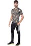 Round Neck Half Sleeve T-Shirt, Medium, Olive, soft casual everyday wear. - 2