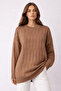 Patterned Tunic N3174 Mink