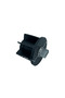 32mm Roller Blind Rectangular Pin Black Pipe End Cap - 7