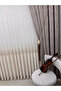 Nova Gold Detailled 1/2,5 Pleated Tulle Curtain Apm - 2