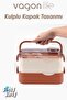 1350 ml Stainless Steel Bento Lunch Box Two Layers Three Compartments New Generation Lunch Box-1350Ml-101102S - 4