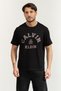 Ss 20S Ln Calvin College Graphic Men's Crew Neck T-Shirt Black