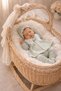 5 Piece Cotton Scalloped Waffle Fabric Newborn Baby Girl Hospital Discharge Bodysuit Set 0-3 Months Boxed - 4