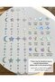 Ramadan Eid Mubarak Decorations Iridescent Star Moon Circle Dot Garland Kit - 2