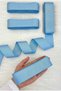 Baby Blue Grosgrain Ribbon 4 cm 10 Mt, Bohça Çeyiz Wedding Engagement Birthday Gift Packaging Decoration - 2