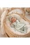 5 Piece Cotton Scalloped Waffle Fabric Newborn Baby Girl Hospital Discharge Bodysuit Set 0-3 Months Boxed - 7
