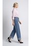 Women's 100% Cotton Scissor-Adjustable Length Wide Leg Baggy Jeans - 5