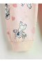 Lcw Kids Ecru Crew Neck Stitch Printed Girls' Pajama Set - 6