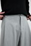 Men's Chill Premium Pleated Gray Fabric Trousers - 8