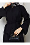 Women's Hijab Two-Piece Set – Modern Set with Belted Top & Long Skirt - 4