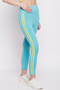 High-Rise Active Tights in Sky Blue with Back Pocket - 4