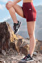 Snug Fit Active Cycling Shorts in Maroon - 2