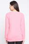 Chic Basic Sweatshirt in Bubblegum Pink - Fleece - 3