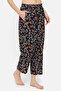 Pretty Florals Pyjama in Black - Rayon - 4