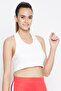 Padded Active Crop Top in White with Halter Neck - 5