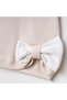 Baby Girl Set of 3, 100% Cotton Fabric, with Ribbons, with Booties - 3
