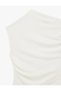 Women'S Ecru Sleeveless Blouse - 3