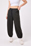 Women's Street Style Elastic Cuffed Baggy Pants - 2