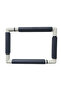 Nurge 21X29 cm Clip-On Embroidery Hoop, Pipe Hoop Black