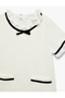 Baby Girl'S White Bow Detail Dress - 3