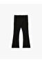 Baby Girl'S Black Flare Leggings