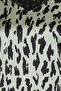 Animal Print Cami Top & Pyjama Set in Light Green - Satin - 6