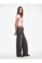 Women'S Pink Cotton Crop T-Shirt - 2