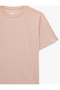 Women'S Pink Melange Women'S Tshirt Ss - 3