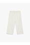 Baby Girl'S White Wide Leg Trousers