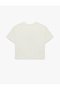 Girl'S Ecru Cotton Licensed T-Shirt - 2