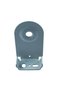 Narrow Case Metal White Painted Round Hole Foot - 4