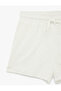 Women'S Ecru Teenage Shorts - 3