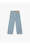 Girl'S Mid Indigo Wide Leg Jeans - 2