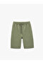 Boy'S Khaki Basic Shorts
