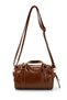 Knitted and Pendant Detailed Jimmy Women's Crossbody Bag Brown - 7