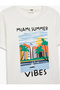 Boy'S Ecru Printed T-Shirt - 3