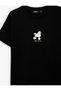 Women'S Black Dog Embroidered Detail T-Shirt - 3